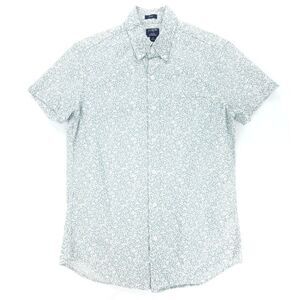 J CREW Floral‎ Printed short sleeve slim casual Button Down shirt Casual Resort